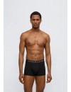 Bóxer Tommy Hilfiger -3 Pack- Original Logo Ribbed Cotton (Negro)