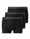 Bóxer Tommy Hilfiger -3 Pack- Original Logo Ribbed Cotton (Negro)