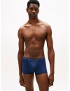 Boxer Tommy Hilfiger -3 Pack- Assinatura Cotton Essentials (Azul, Marinho e Fantasia)
