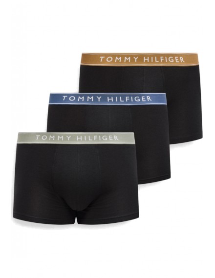 Slip Tommy Hilfiger -3 Pack- Everyday Essential (Negro Cint. Azul, Camel y Gris)