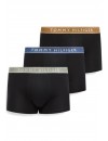 Slip Tommy Hilfiger -3 Pack- Everyday Essential (Negro Cint. Azul, Camel y Gris)