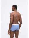Bóxer Calvin Klein -3 Pack- Intense Power Microfibra (Negro Logo Blanco, Azul y Gris)
