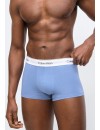 Bóxer Calvin Klein -3 Pack- Intense Power Microfibra (Negro Logo Blanco, Azul y Gris)