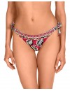 Bikini Dolores Cortés Copas Triangulares Extraíbles y Bikini Anudado (Estampado)