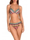 Bikini Dolores Cortés de Capacidad con Aros y Braguita Bikini (Estampado)