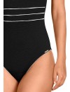 Bañador Naturana de Control Estampado (Negro, Naranja y Avellana)