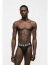 Slip Calvin Klein -3 Pack- Intense Power Cotton (Negro Logo Rojo, Azul y Gris)