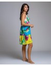 Vestido Señoretta Sin Mangas Estampado Floral