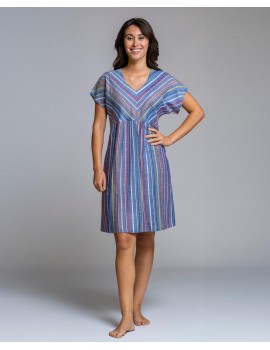 Vestido Señoretta Sin Mangas Estampado Floral