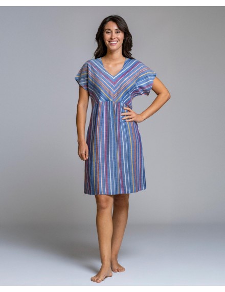 Vestido Señoretta Sin Mangas Estampado Floral