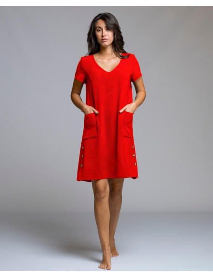 Vestido Señoretta Sin Mangas Estampado Floral