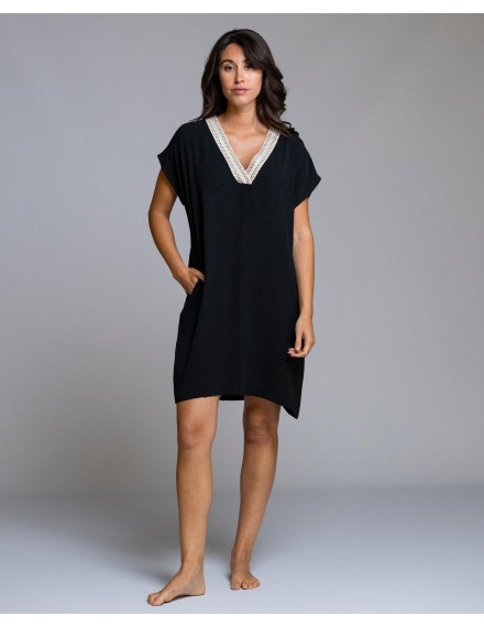 Vestido Señoretta Sin Mangas Estampado Floral