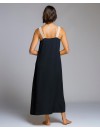 Vestido Largo Señoretta Tirante Ancho (Negro)