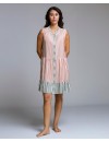 Vestido Señoretta Sin Mangas Estampado Floral