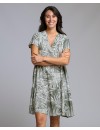 Vestido Señoretta Sin Mangas Estampado Floral