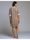 Vestido Señoretta de Crochet con Manga 3/4