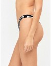 Bikini Gisela Triangular y Braguita Brasileña Estampado Cebra
