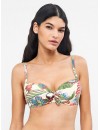Bikini Gisela de Capacidad con Aros y Braguita Bikini Tejido Piqué (Estampado)