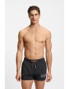 Bañador corto Boss Mooneye con logo estampado (Negro)