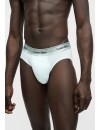 Bóxer Calvin Klein -3 Pack- Intense Power Microfibra (Negro Logo Blanco, Azul y Gris)