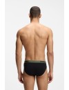Slip Boss Power -3 Pack- Cotton Stretch (Negro Cint. Azul, Blanca y Verde)