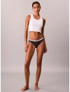 Tanga Calvin Klein -3 Pack- Icon Logo Cotton Stretch (Rojo, Gris y Rosa)