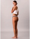 Tanga Calvin Klein -3 Pack- Icon Logo Cotton Stretch (Rojo, Gris y Rosa)