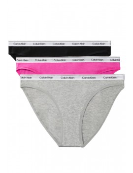 Biquíni Braga Calvin Klein -3 Pack- Carousel (Azul, Verde e Branco às Riscas)