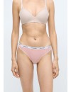 Braga Bikini Calvin Klein -3 Pack- Icon Logo Cotton Stretch (Rojo, Gris y Rosa)
