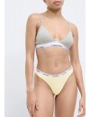 Biquíni Braga Calvin Klein -3 Pack- Carousel (Azul, Verde e Branco às Riscas)