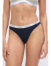 Braga Bikini Calvin Klein -3 Pack- Icon Logo Cotton Stretch (Marino, Amarillo y Gris Jaspeado)