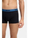 Bóxer Boss Power -3 Pack- Cotton Stretch (Negro Cint. Gris, Roja y Azul)