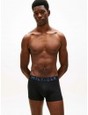 Bóxer Tommy Hilfiger -3 Pack- Cotton (Negro Logo Multicolor)