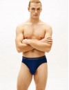 Slip Tommy Hilfiger -3 Pack- Signature Cotton Essentials (Marino Cint. Azul, Marino y Beige)