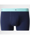 Boxer Tommy Hilfiger -3 Pack- Assinatura Cotton Essentials (Azul, Marinho e Fantasia)