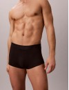 Bóxer Calvin Klein -3 Pack- Icon Cotton Stretch (Negro Logo Marino, Blanco y Beige)