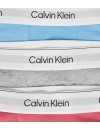 Bóxer Calvin Klein -3 Pack- Intense Power Microfibra (Negro Logo Blanco, Azul y Gris)