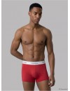 Bóxer Calvin Klein -3 Pack- Icon Cotton Stretch (Gris, Rojo y Fantasía)