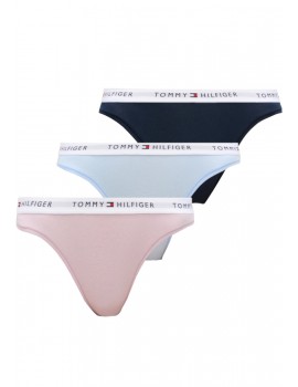 Biquíni Braga Tommy Hilfiger -3 Pack- (Preto, Granada e Pele)