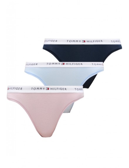 Biquíni Braga Tommy Hilfiger -3 Pack- (Preto, Granada e Pele)