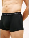 Bóxer Tommy Hilfiger -3 Pack- Signature Microfibra Essentials (Negro, Blanco y Gris)