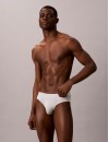Slip Calvin Klein -3 Pack- Icon Cotton Stretch (Gris, Negro y Burdeos)