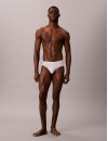 Slip Calvin Klein -3 Pack- Icon Cotton Stretch (Gris, Negro y Burdeos)