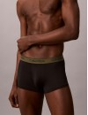 Bóxer Calvin Klein -3 Pack- Micro Stretch (Negro Cint. Verde, Dorada y Negra)