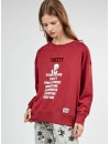 Pijama de homem Gisela Ponto Interlock Estampado Snoopy (Cinza)