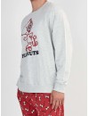 Pijama masculino Gisela Tecido Ponto Interlock The Beatles (Cru)