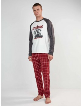 Pijama masculino Gisela Tecido Ponto Interlock The Beatles (Cru)
