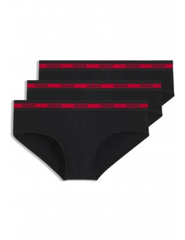 Slip Hugo Triplet Planet -3 Pack- Cotton Stretch (Negro)