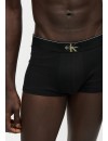 Bóxer Calvin Klein -3 Pack- Intense Power Microfibra (Negro Logo Blanco, Azul y Gris)