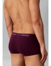 Bóxer Calvin Klein -3 Pack- Icon Cotton Stretch (Gris, Negro y Burdeos)